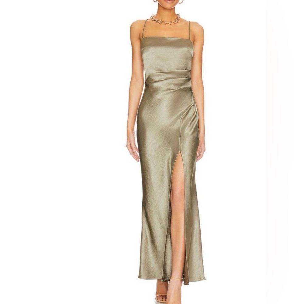 NWT Bec & Bridge Nadia Sage Maxi Dress